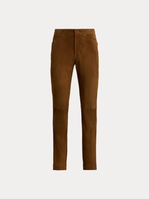 Polo Ralph Lauren Suede Suit Trouser