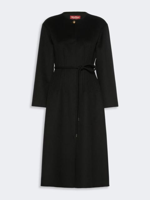 Max Mara FIACRE Wool, cashmere and silk Redingote coat - BLACK