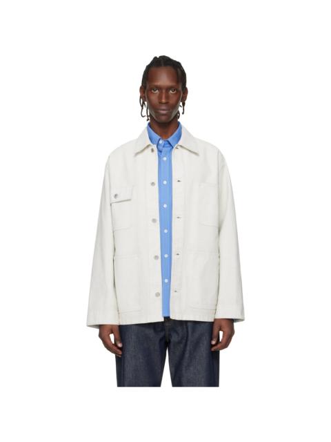 A.P.C. Off-White Loose-Fit Overshirt