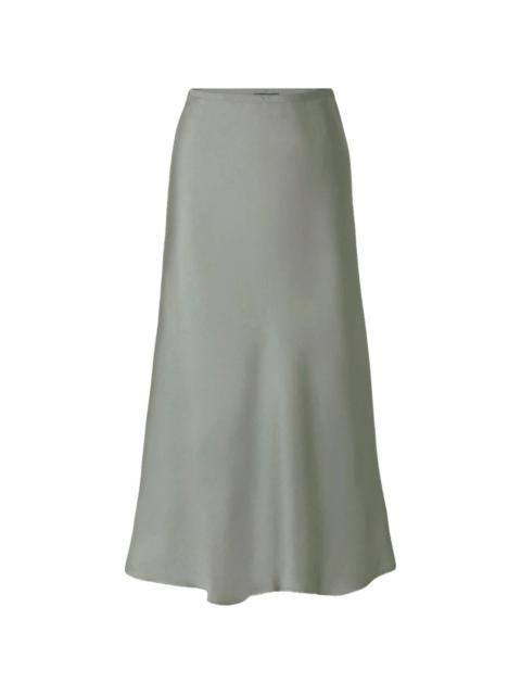 soeur Fever satin-finish midi skirt