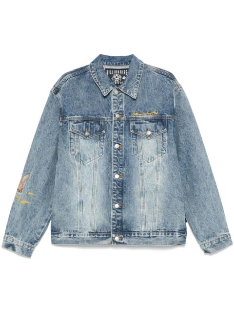 BILLIONAIRE BOYS CLUB duck-embroidered denim jacket