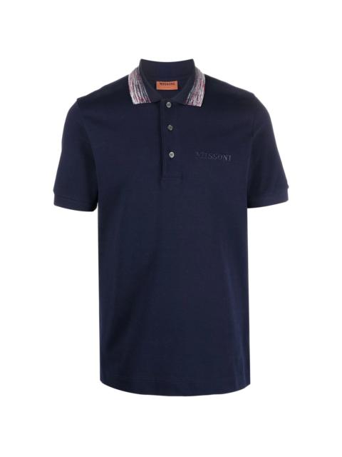 Missoni embroidered logo polo shirt