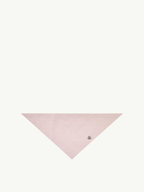 Moncler Padded Cotton Blend Vichy Scarf