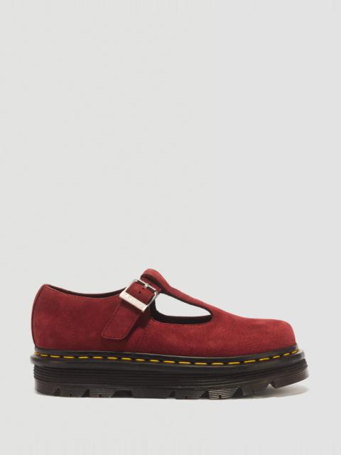 Dr. Martens Zebzag Mary Jane Milled Nubuck Shoes