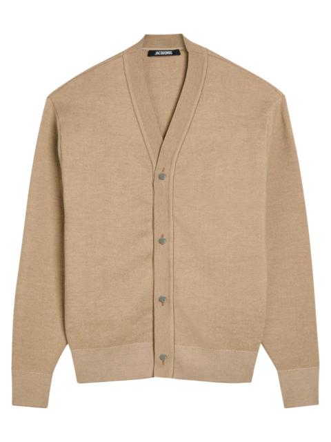 JACQUEMUS Jacquemus Le Cardigan Doppio Merino Wool-blend Cardigan