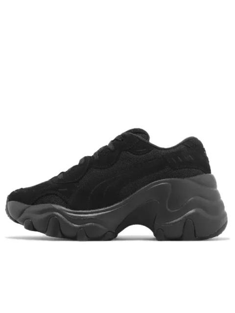 PUMA (WMNS) PUMA Pulsar Wedge Suede & Mesh 'Black' 395449-01