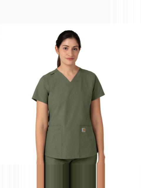 Carhartt Women's Force Essentials V-Neck Scrub Top