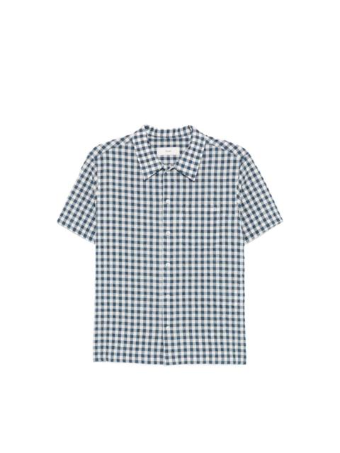 Dunst Checked cotton blend shirt