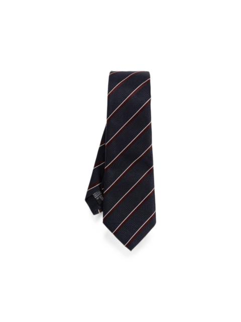 GIORGIO ARMANI silk striped tie