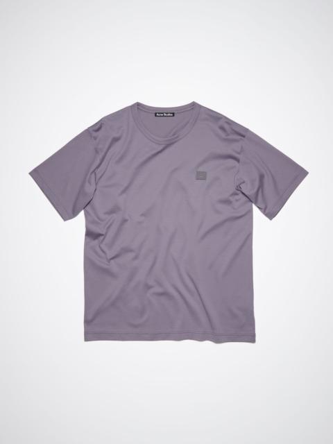Crew neck t-shirt- Regular fit - Faded purple