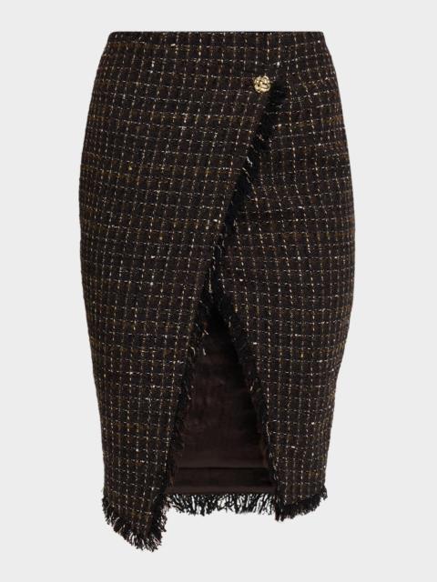 GENERATION LOVE Nova Tweed Wrap Skirt
