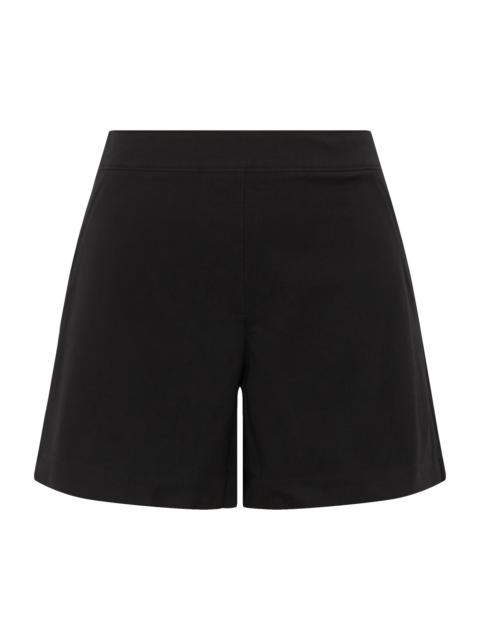 SPANX Women's Polished Stretch-Cotton Shorts - Black