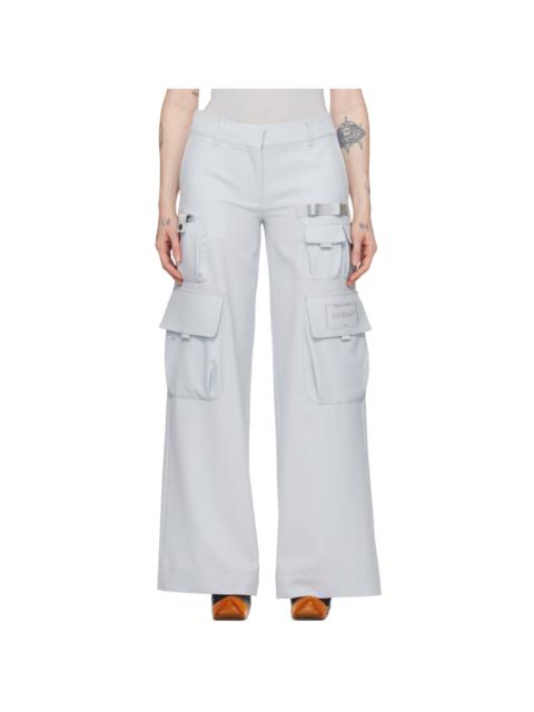 Off-White Gray Toybox Trousers