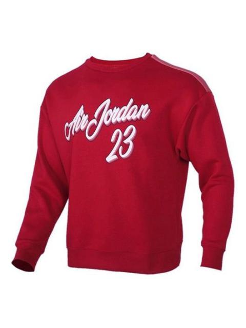 Air Jordan 23 Fleece Lined Stay Warm Pullover Red CT6283-620