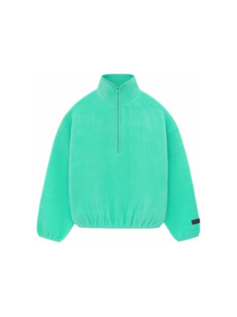 ESSENTIALS Fear of God Essentials Polar Fleece Half Zip Mockneck Mint Leaf