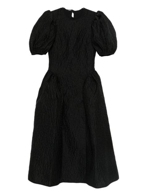 CECILIE BAHNSEN puff-sleeve midi dress