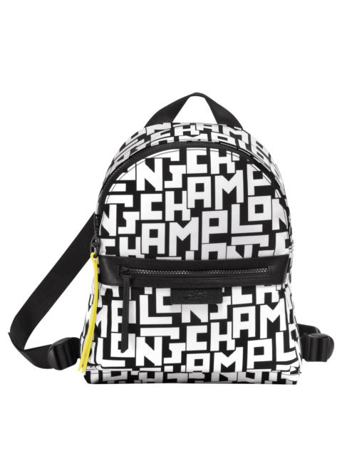 Longchamp Le Pliage LGP S Backpack Black/White - Canvas