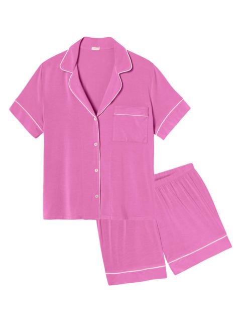eberjey Women's Gisele Relaxed 2-Piece Pajama Set - Italian Rose Ivory