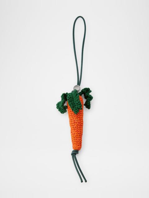 JW Anderson Hand-Crocheted Carrot Bag Charm