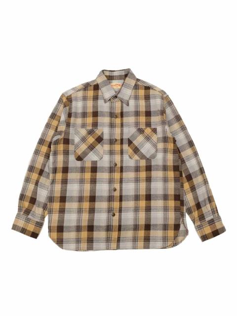 SUGAR CANE TWILL PLAID WORK SHIRT - SC29562