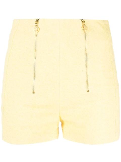 PATOU double zip fastening tailored shorts