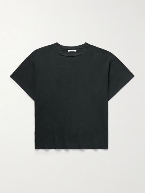 The Row Sato Cotton-Jersey T-Shirt Black