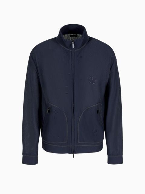 GIORGIO ARMANI Stretch jersey blouson