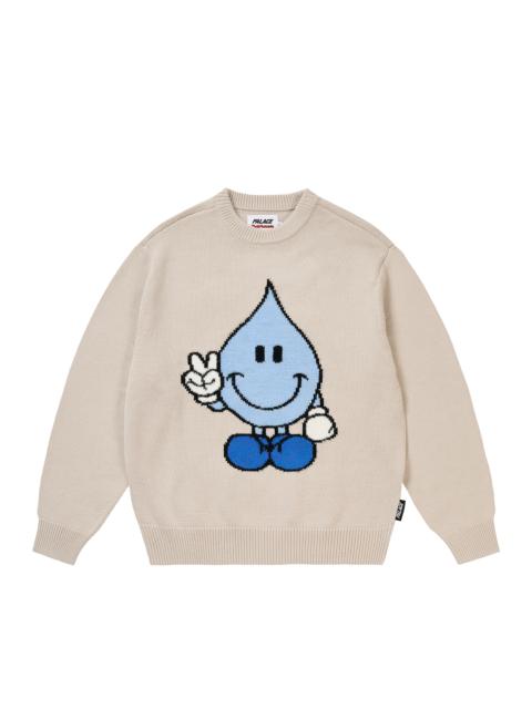 PALACE PALACE WORLD INDUSTRIES KNIT OFF WHITE