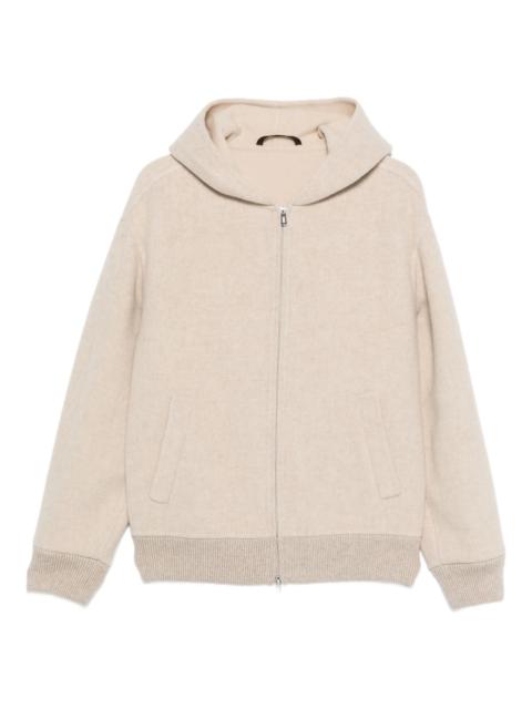 FEDELI Fedeli Hooded Zip-front Jacket