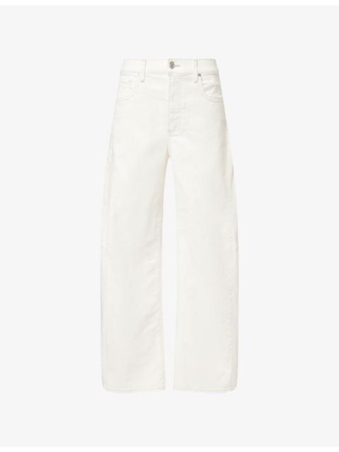 PAIGE Arellia Skimmer Outseam Cotton Denim Jeans
