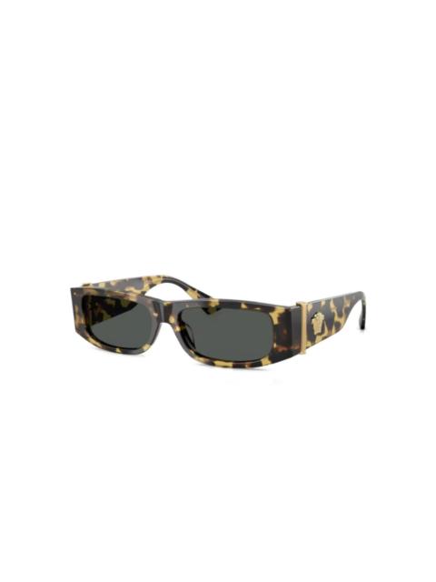 VERSACE Medusa Head rectangle-frame sunglasses