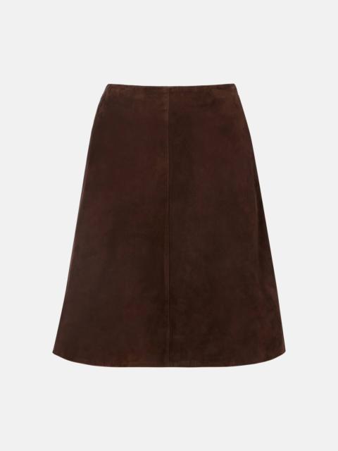 TOTEME Suede miniskirt