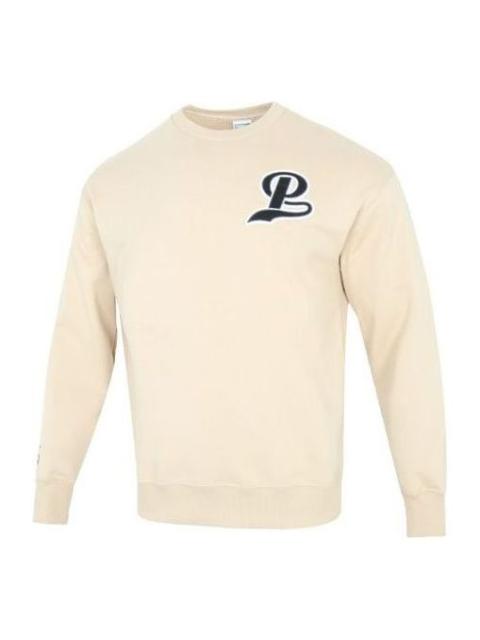 PUMA PUMA Team Crew Logo Sweatshirt 'Beige' 539268-67