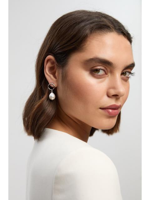 KAREN MILLEN Modern Pearl Earrings