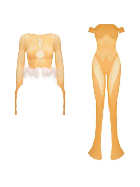 POSTER GIRL JUNIA JUMPSUIT X MIRA TOP PAPAYA