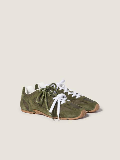 Miu Miu New Balance X Miu Miu 530 SL technical fabric and suede sneakers