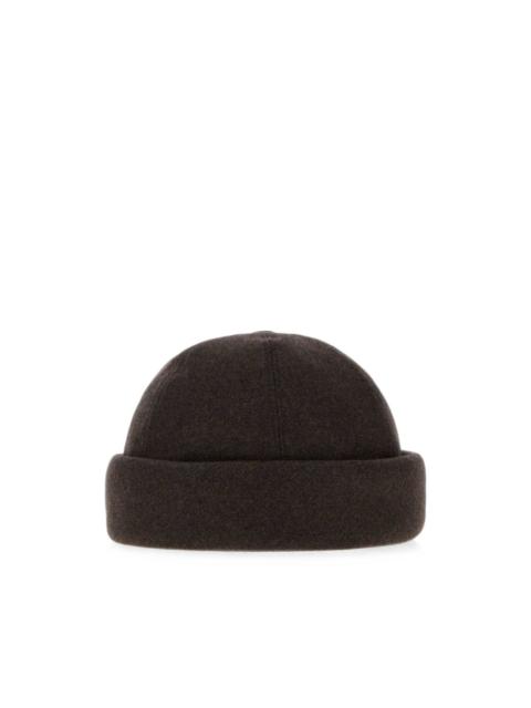 GIORGIO ARMANI adjustable-strap beanie hat