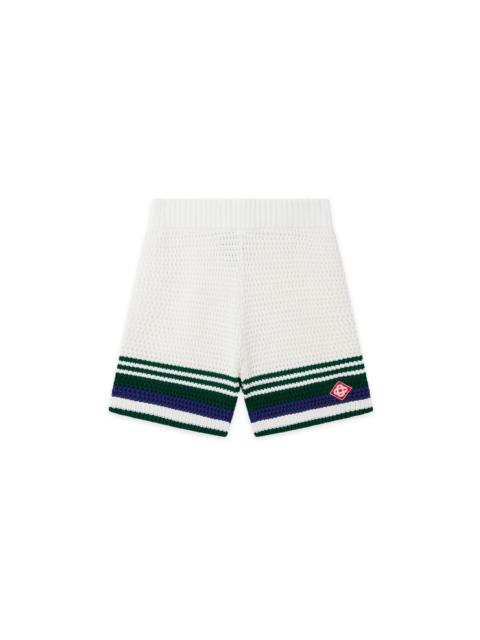 CASABLANCA Crochet Tennis Shorts | Casablanca Paris
