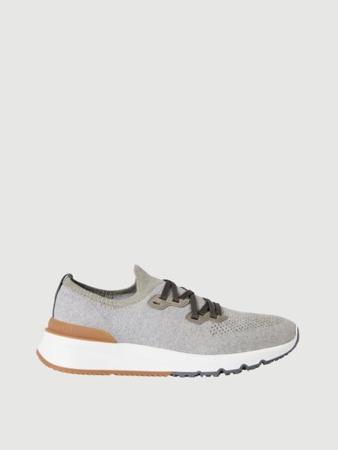 Brunello Cucinelli Cotton chiné knit runners