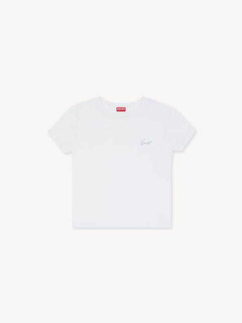 KENZO 'KENZO Signature' embroidered T-shirt in cotton