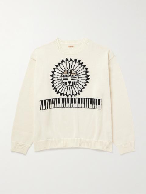 Kapital Cotton-Blend Jacquard Sweater