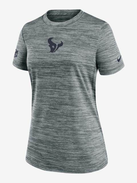 Nike Houston Texans Sideline Team Issue Velocity Women's Nike Dri-FIT NFL T-Shirt