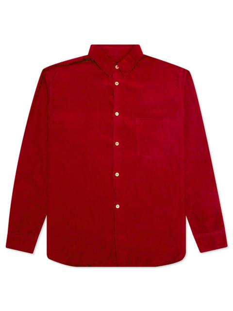 Comme des Garçons Homme Plus COMME DES GARCONS HOMME PLUS BUTTON UP - RED