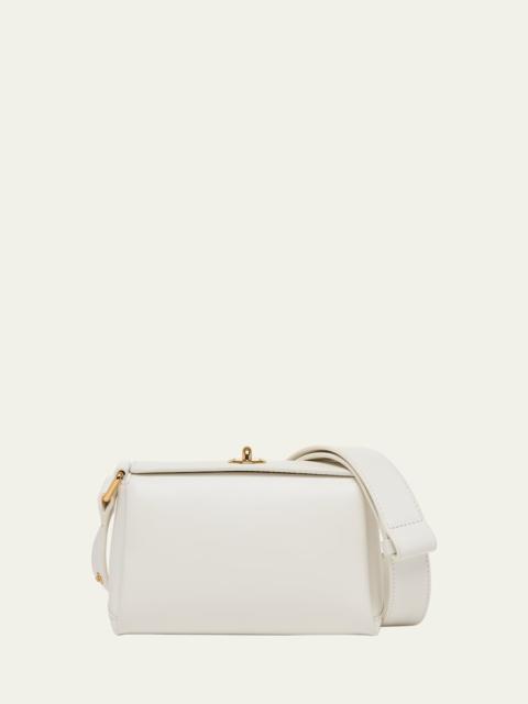 Plan C Mini Turn-Lock Leather Shoulder Bag