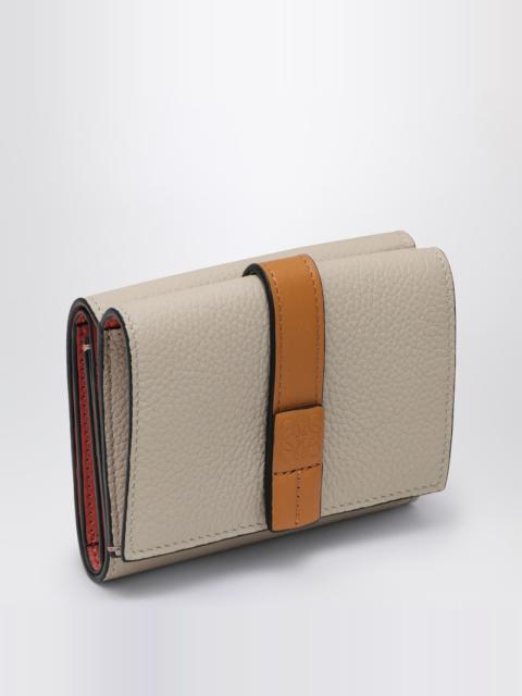 Loewe Trifold beige/honey leather wallet