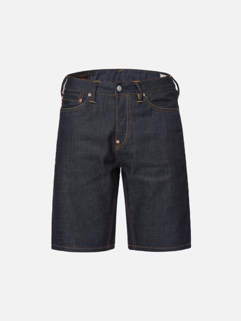 EVISU JAPANESE BROCADE POCKET DENIM SHORTS