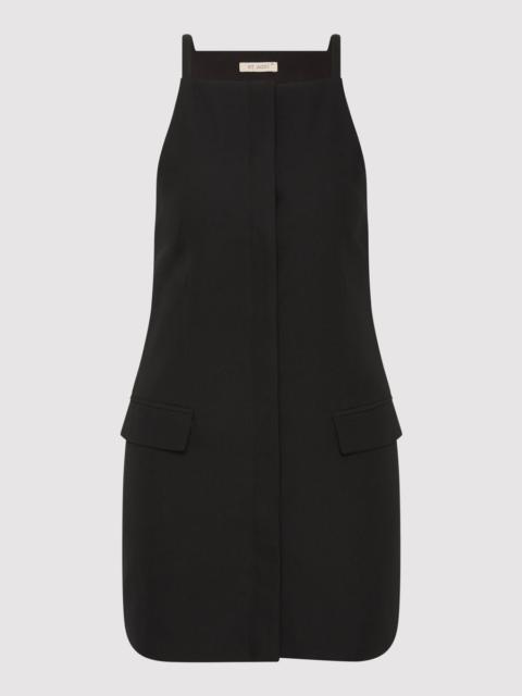 ST. AGNI Hybrid Tailored Mini Dress - Black