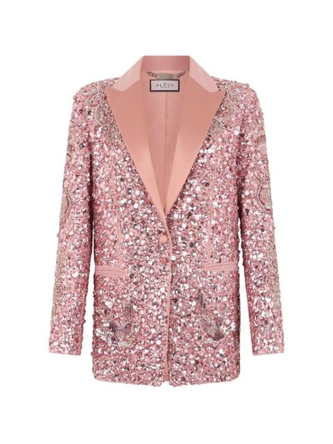 PHILIPP PLEIN sequin-embellished blazer