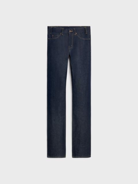 CELINE Francoise jeans in raw wash denim