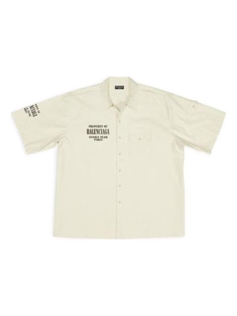 BALENCIAGA Balenciaga Property Pocket Shirt 'Beige' 704387TKP249936